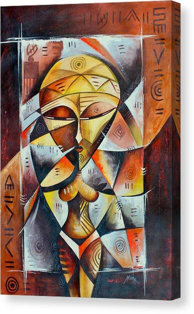 Chomba Canvas Art Print by Daniel Akortia