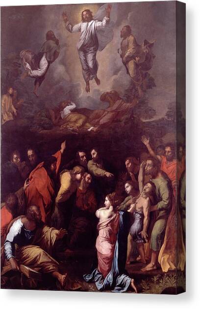 The Transfiguration Canvas Art Print by Raphael