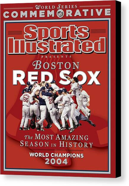 Boston Red Sox Vs St. Louis Cardinals, 2004 World Series Sports Illustrated Cover Canvas Art Print by Sports Illustrated