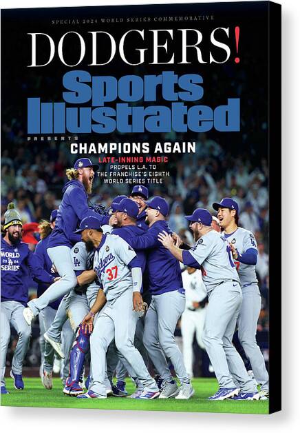 2024 Sports Illustrated World Series Championship Commemorative Issue Cover #1 Canvas Art Print by Sports Illustrated