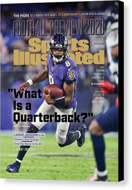 2020 Football Preview Sports Illustrated Cover Canvas Art Print by Sports Illustrated
