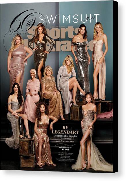 2024 SI Swimsuit Issue Cover #4 Canvas Art Print by Sports Illustrated