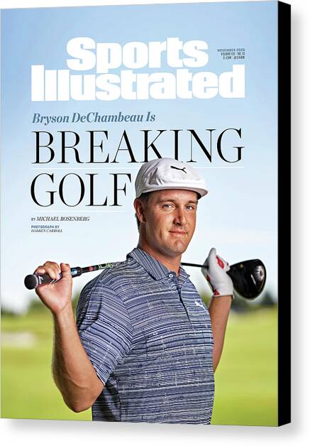 Bryson DeChambeau is Breaking Golf Cover Canvas Art Print by Sports Illustrated