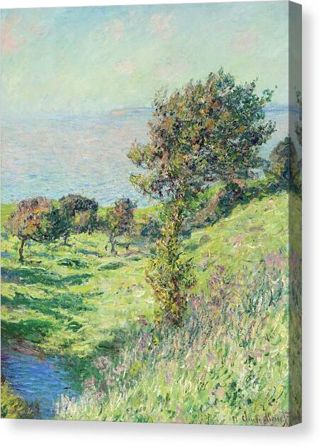 Coup De Vent Canvas Art Print by Claude Monet