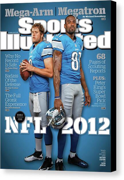 2012 Nfl Football Preview Issue Sports Illustrated Cover #1 Canvas Art Print by Sports Illustrated