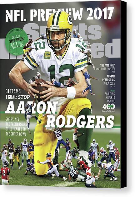 31 Teams, 1 Goal Stop Aaron Rodgers, 2017 Nfl Football Sports Illustrated Cover #1 Canvas Art Print by Sports Illustrated