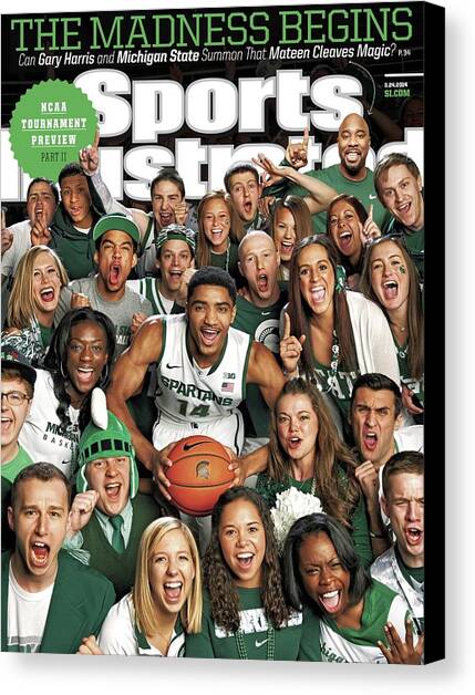 2014 March Madness College Basketball Preview Part II Sports Illustrated Cover Canvas Art Print by Sports Illustrated