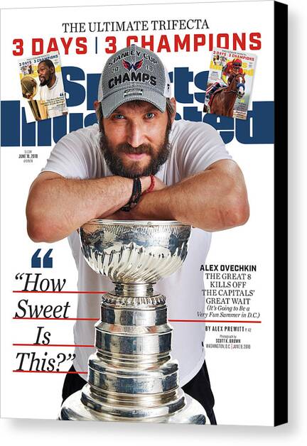 The Ultimate Trifecta 3 Days, 3 Champions Sports Illustrated Cover #3 Canvas Art Print by Sports Illustrated