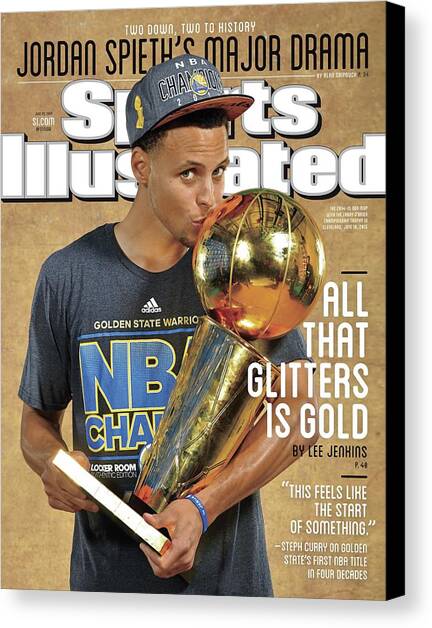 All That Glitters Is Gold Sports Illustrated Cover Canvas Art Print by Sports Illustrated