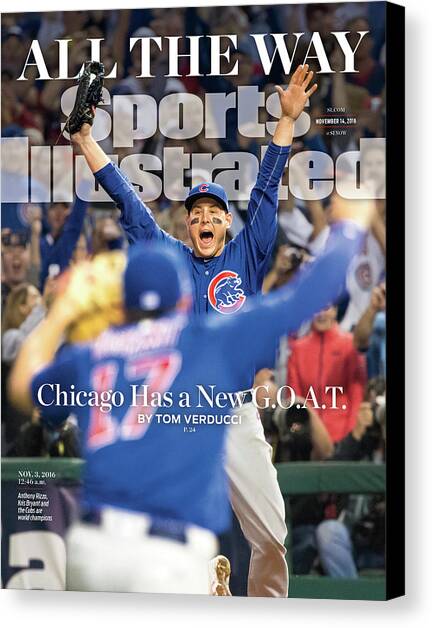 All The Way Chicago Has A New G.o.a.t. Sports Illustrated Cover Canvas Art Print by Sports Illustrated