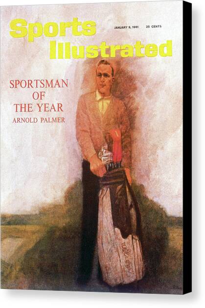 Arnold Palmer, 1960 Sportsman Of The Year Sports Illustrated Cover Canvas Art Print by Sports Illustrated