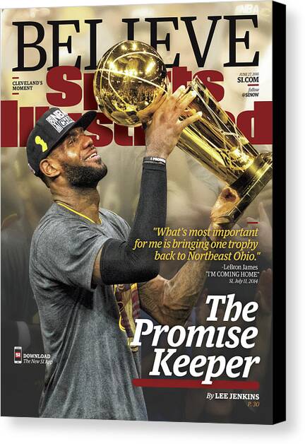 Believe The Promise Keeper Sports Illustrated Cover Canvas Art Print by Sports Illustrated