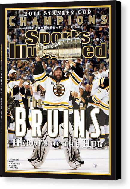 Boston Bruins, 2011 Nhl Stanley Cup Champions Sports Illustrated Cover Canvas Art Print by Sports Illustrated
