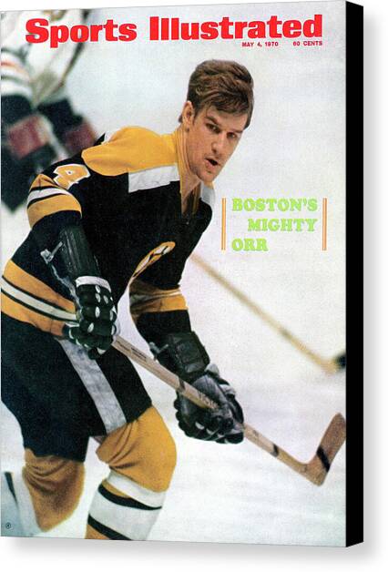 Boston Bruins Bobby Orr, 1970 Nhl Eastern Division Sports Illustrated Cover Canvas Art Print by Sports Illustrated