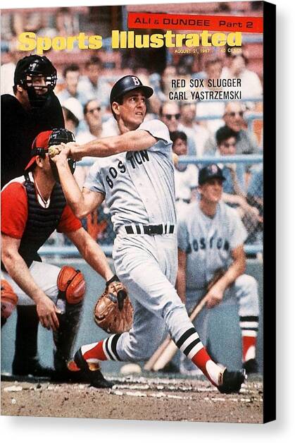Boston Red Sox Carl Yastrzemski... Sports Illustrated Cover Canvas Art Print by Sports Illustrated