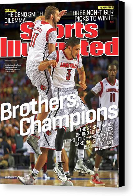 Brothers, Champions Louisville Wins National Championship Sports Illustrated Cover Canvas Art Print by Sports Illustrated