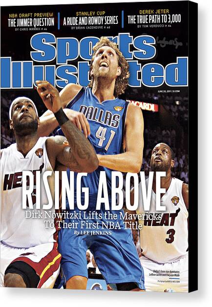 Dallas Mavericks V Miami Heat - Game Six Sports Illustrated Cover Canvas Art Print by Sports Illustrated