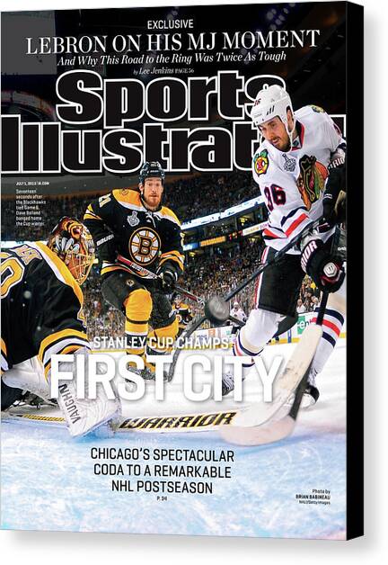 First City Stanley Cup Champs Sports Illustrated Cover Canvas Art Print by Sports Illustrated