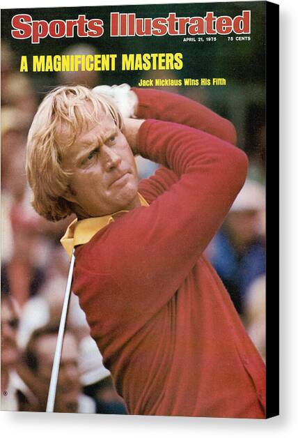 Jack Nicklaus, 1975 Masters Sports Illustrated Cover Canvas Art Print by Sports Illustrated