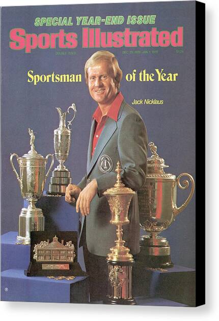 Jack Nicklaus, 1978 Sportsman Of The Year Sports Illustrated Cover Canvas Art Print by Sports Illustrated