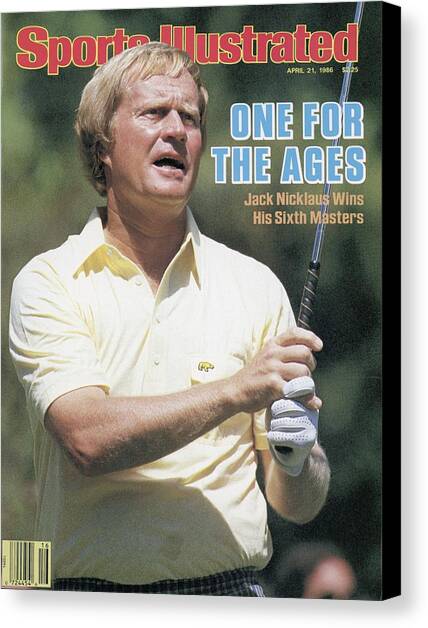 Jack Nicklaus, 1986 Masters Sports Illustrated Cover Canvas Art Print by Sports Illustrated