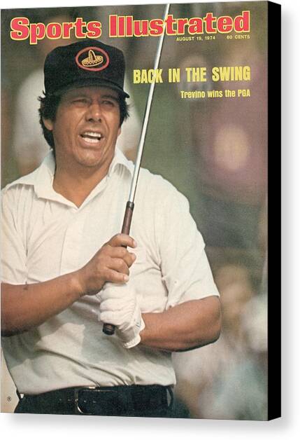 Lee Trevino, 1974 Pga Championship Sports Illustrated Cover Canvas Art Print by Sports Illustrated