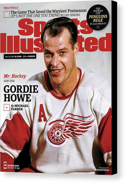 Mr. Hockey Gordie Howe, 1928 - 2016 Sports Illustrated Cover Canvas Art Print by Sports Illustrated