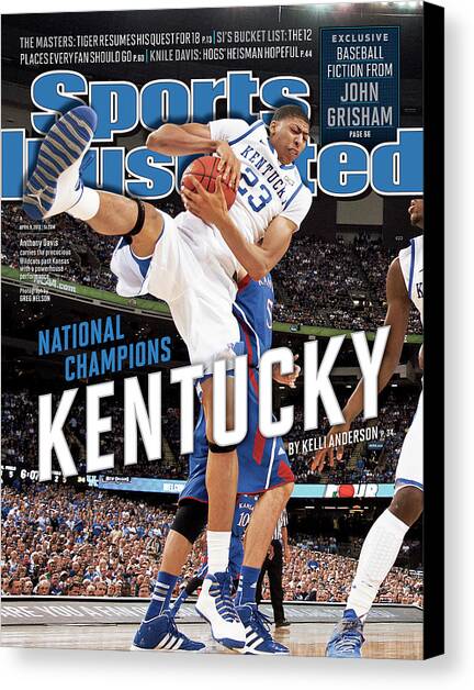 Ncaa Basketball Tournament - Final Four - Championship Sports Illustrated Cover Canvas Art Print by Sports Illustrated