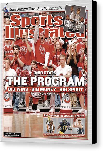 Ohio State University Athletics Sports Illustrated Cover Canvas Art Print by Sports Illustrated