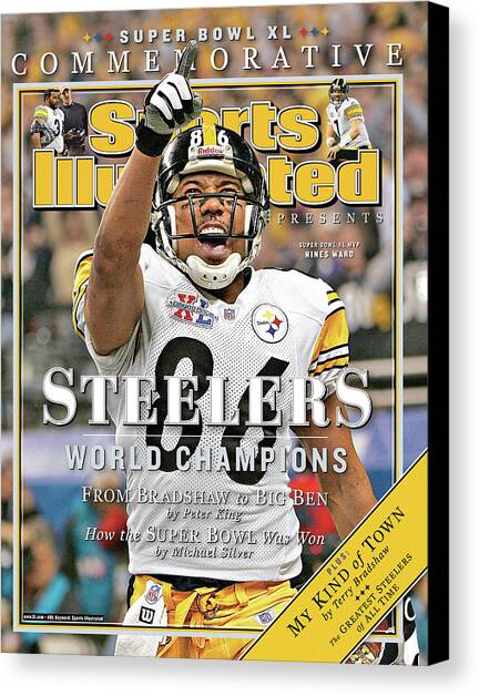 Pittsburgh Steelers Super Bowl Xl Champions Sports Illustrated Cover Canvas Art Print by Sports Illustrated