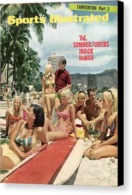 Swimsuit Sports Illustrated Cover Canvas Art Print by Sports Illustrated