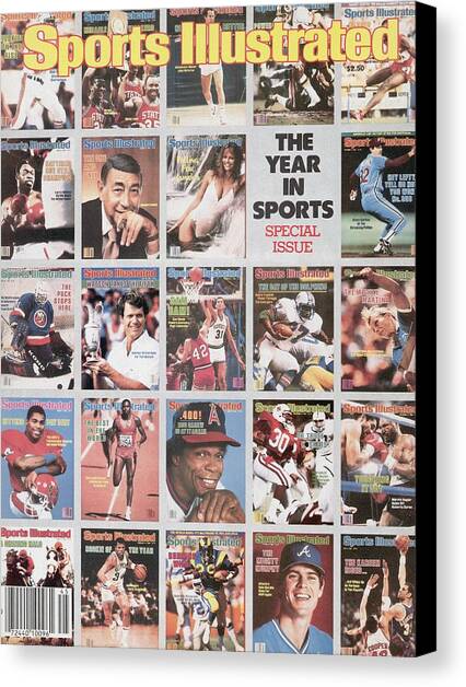The Year In Sports Issue... Sports Illustrated Cover Canvas Art Print by Sports Illustrated