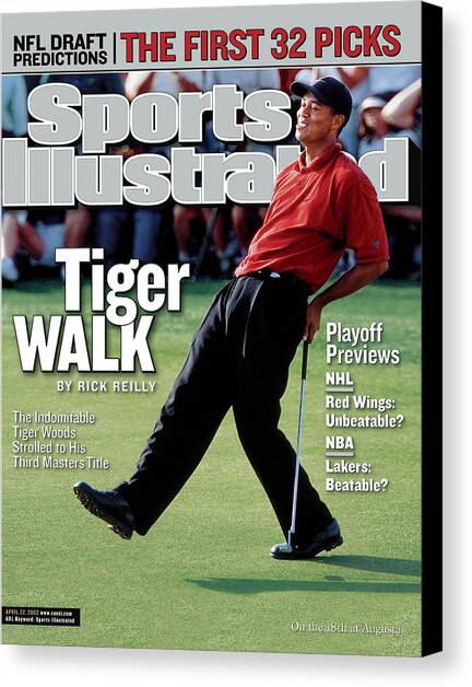 Tiger Woods, 2002 Masters Sports Illustrated Cover Canvas Art Print by Sports Illustrated