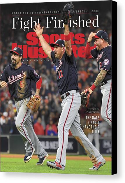 Washington Nationals, 2019 World Series Champions Sports Illustrated Cover Canvas Art Print by Sports Illustrated