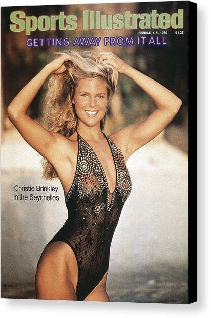 Christie Brinkley, 1979 Sports Illustrated Swimsuit Issue Cover Canvas Art Print by Sports Illustrated