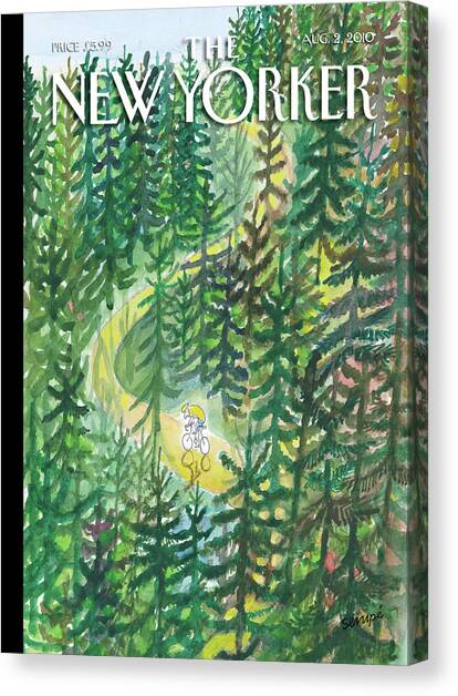 The Joys and Torments of Solitude Canvas Art Print by Jean-Jacques Sempe