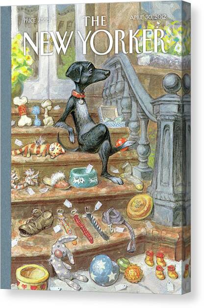 Tag Sale Canvas Art Print by Peter de Seve