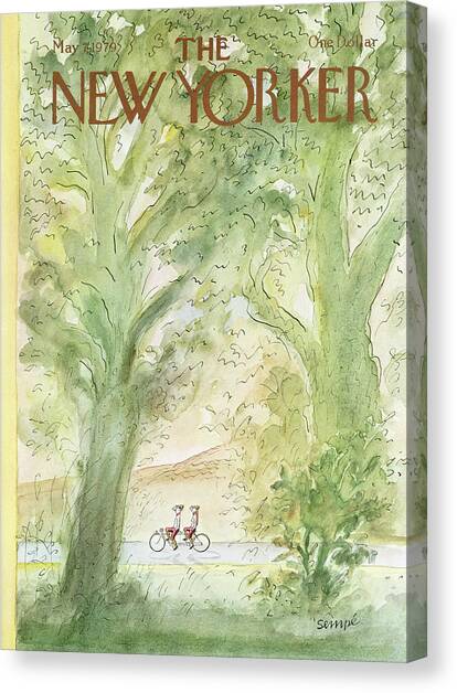 New Yorker May 7, 1979 Canvas Art Print by Jean-Jacques Sempe