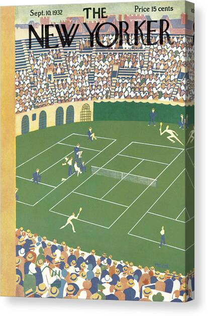 New Yorker September 10th, 1932 Canvas Art Print by Theodore G Haupt
