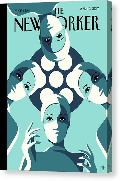 The Operating Theatre Canvas Art Print by Malika Favre