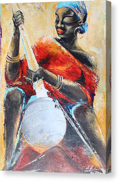 Mixing it Up Canvas Art Print by Nii Hylton