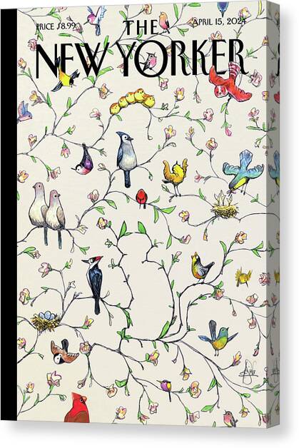 Undercover Canvas Art Print by Peter de Seve