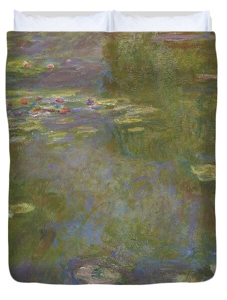 Claude Monet's Water Lily Pond Duvet Cover
