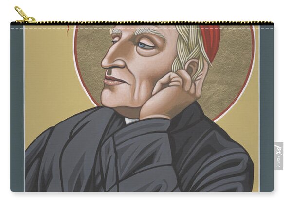 Portrait of Cardinal John Henry Newman Zip Pouch
