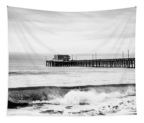 Newport Beach Pier Tapestry