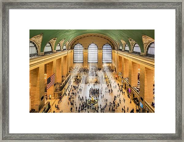 Grand Central Terminal Interior Framed Print