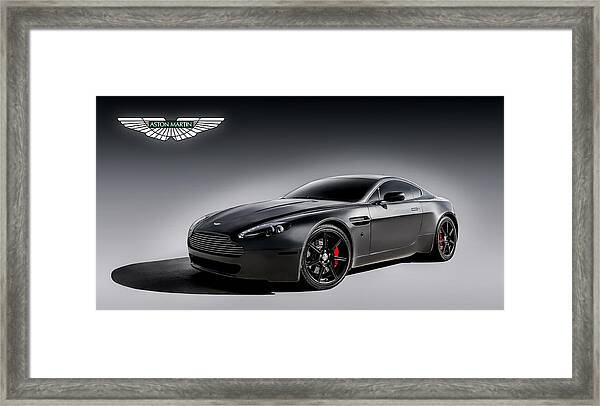 Sleek Aston Martin Vantage Framed Print