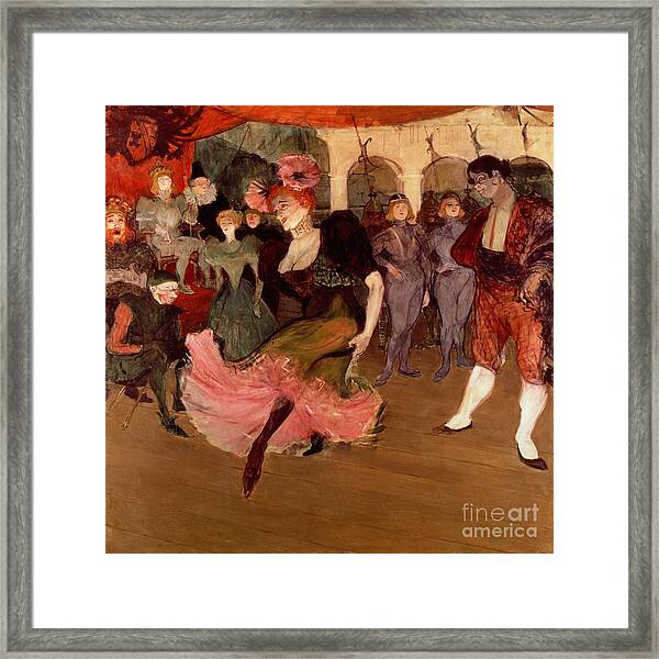 Marcelle Lender in Chilperic Dance Framed Print