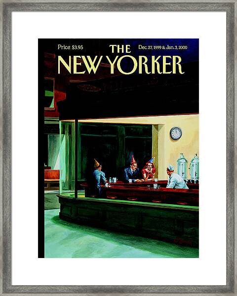 Nighthawks Framed Art Prints