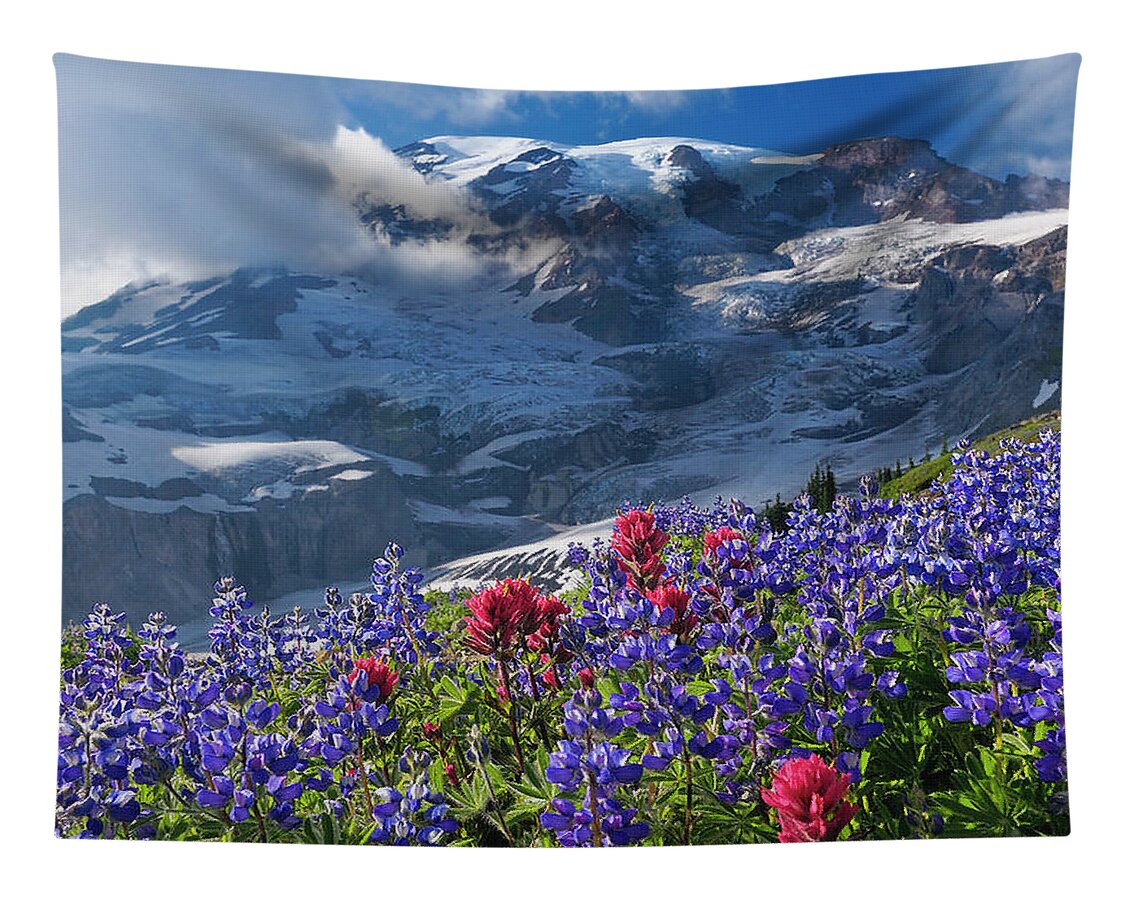 Mount Rainier Np, Washington State #1 Tapestry